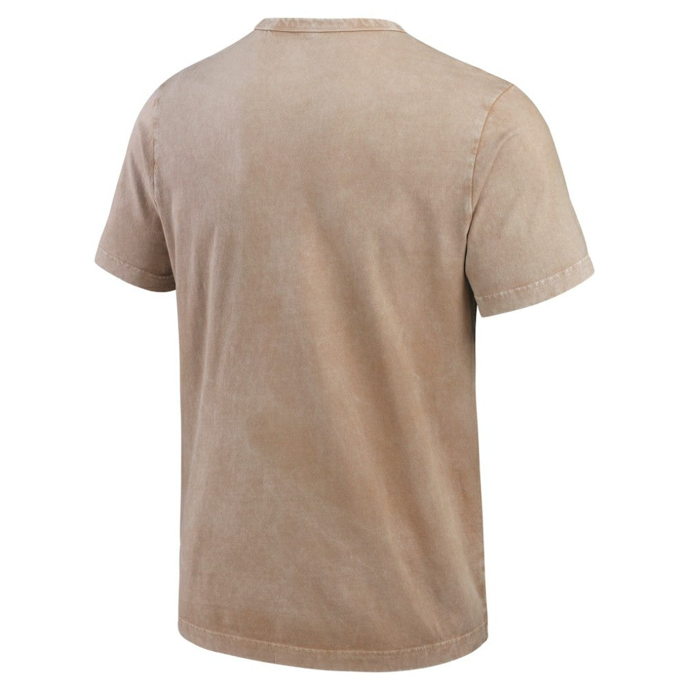 Seattle Mariners Darius Rucker Collection by Fanatics Sun Faded T-Shirt - Tan T-shirts