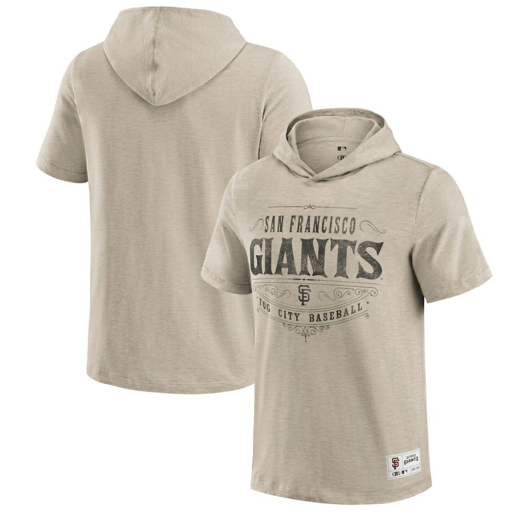 San Francisco Giants Darius Rucker Collection by Fanatics Hooded T-Shirt - Tan T-shirts