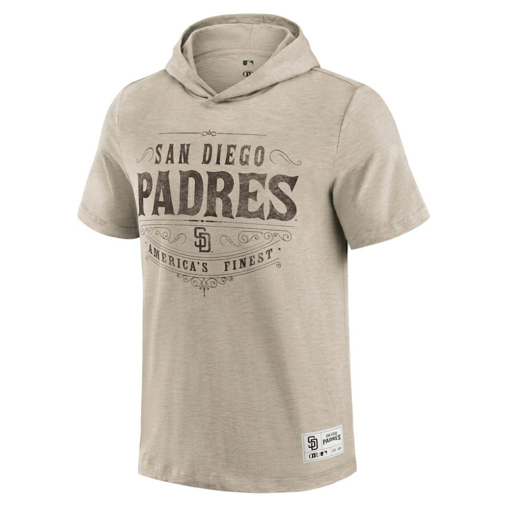 San Diego Padres Darius Rucker Collection by Fanatics Hooded T-Shirt - Tan T-shirts