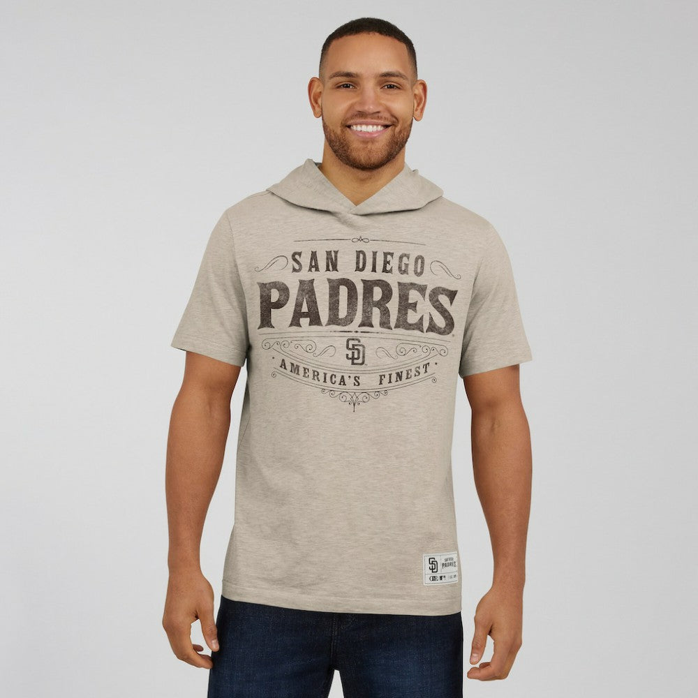 San Diego Padres Darius Rucker Collection by Fanatics Hooded T-Shirt - Tan T-shirts