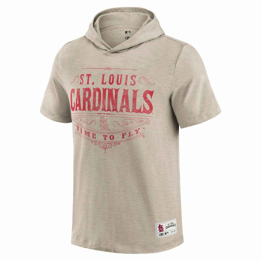 St. Louis Cardinals Darius Rucker Collection by Fanatics Hooded T-Shirt - Tan T-shirts