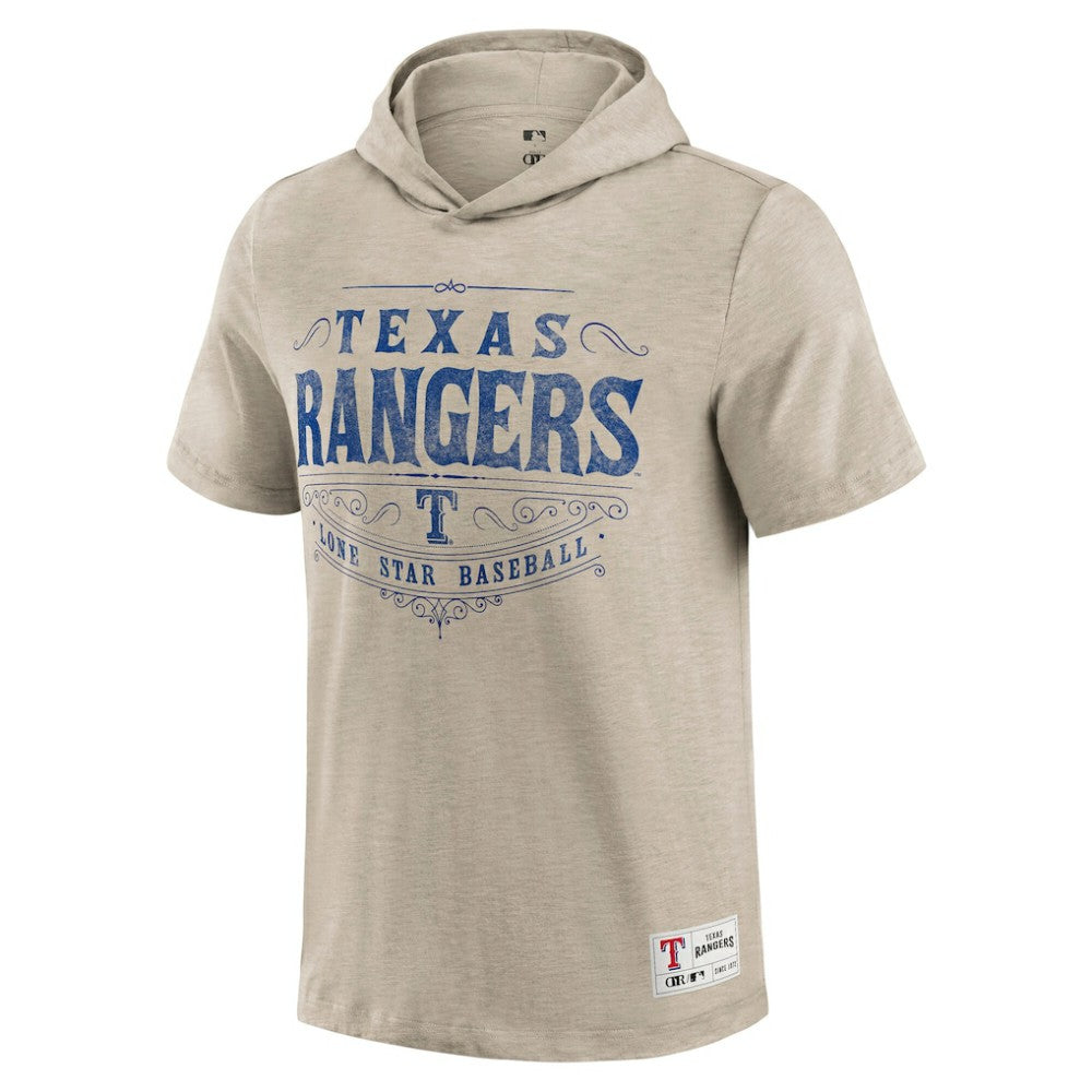 Texas Rangers Darius Rucker Collection by Fanatics Hooded T-Shirt - Tan T-shirts