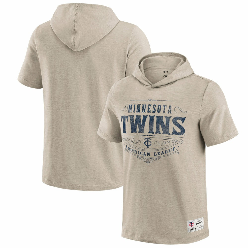 Minnesota Twins Darius Rucker Collection by Fanatics Hooded T-Shirt - Tan T-shirts