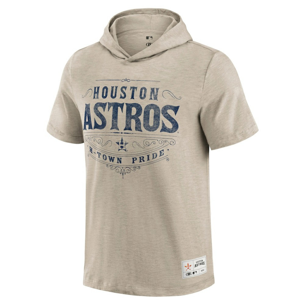 Houston Astros Darius Rucker Collection by Fanatics Hooded T-Shirt - Tan T-shirts