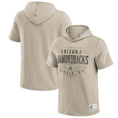 Arizona Diamondbacks Darius Rucker Collection by Fanatics Hooded T-Shirt - Tan T-shirts