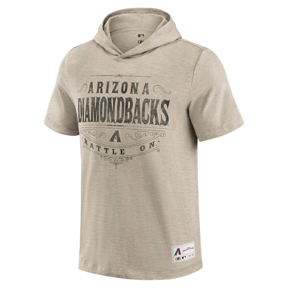 Arizona Diamondbacks Darius Rucker Collection by Fanatics Hooded T-Shirt - Tan T-shirts