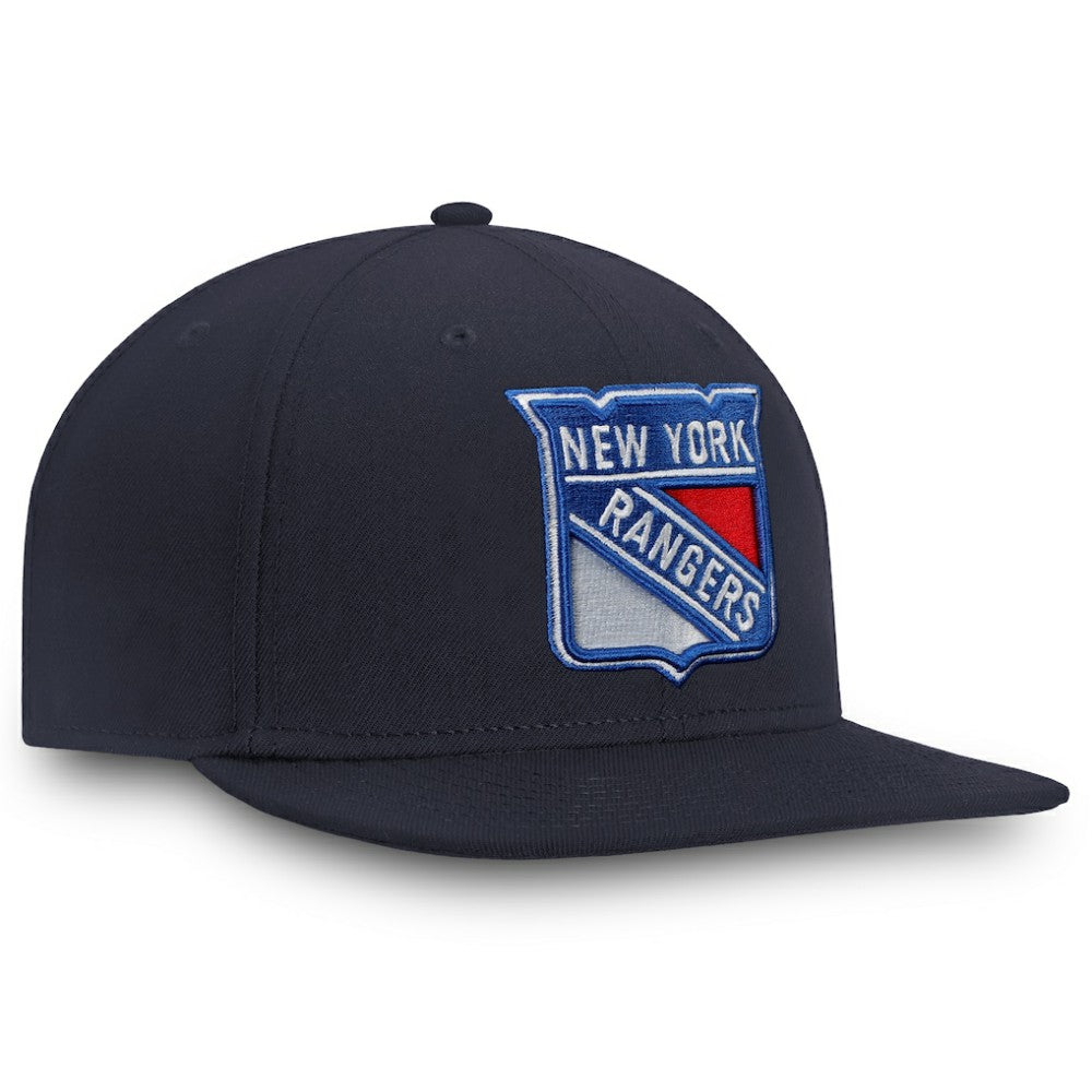 NHL New York Rangers Fanatics Core Fitted Hat - Navy