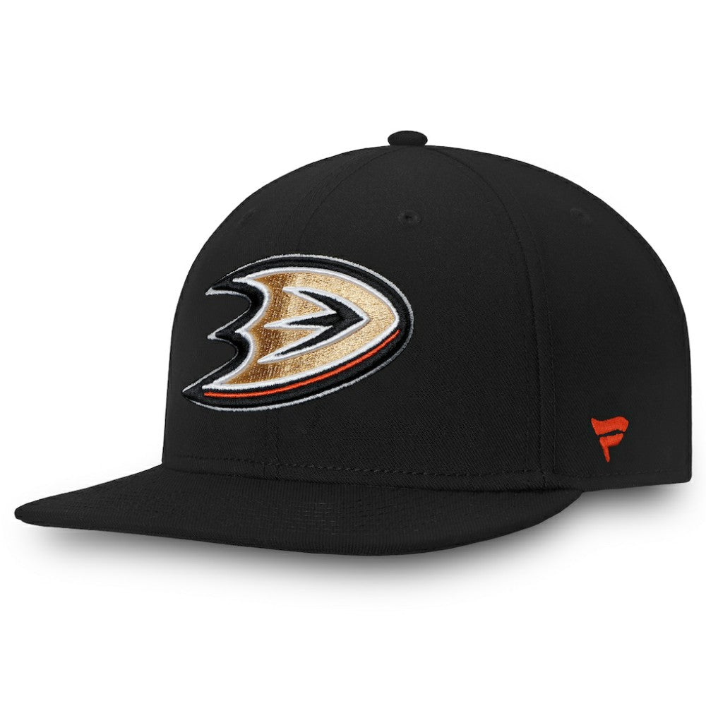 NHL Anaheim Ducks Fanatics Core Fitted Hat - Black