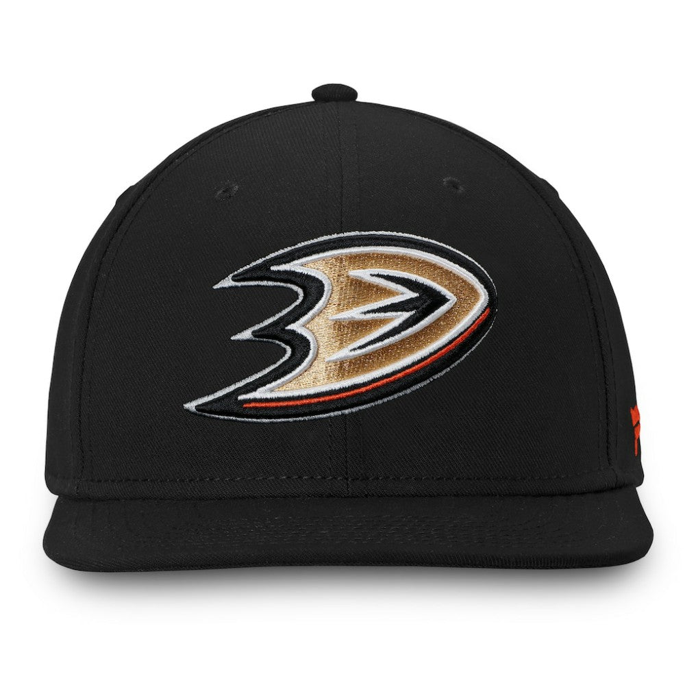 NHL Anaheim Ducks Fanatics Core Fitted Hat - Black