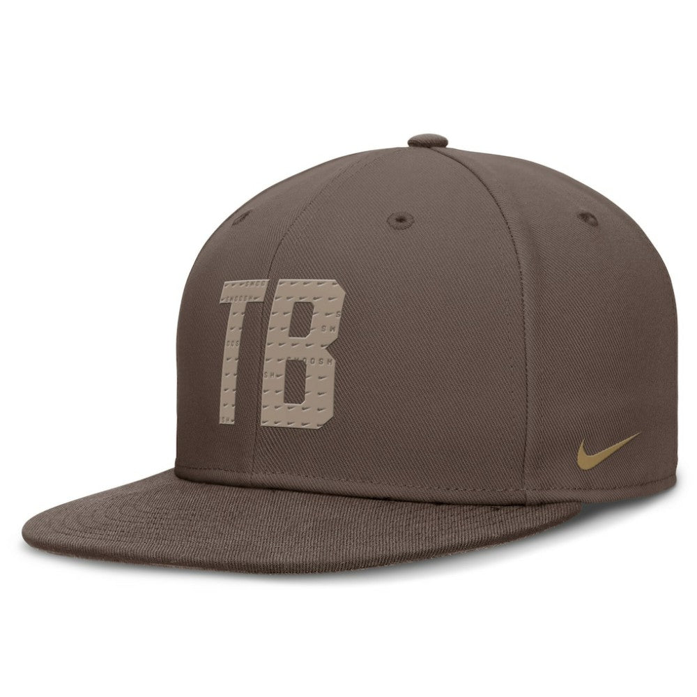 Tampa Bay Rays Nike True Statement 20th AnniversaryPerformance Fitted Hat - Brown Hats