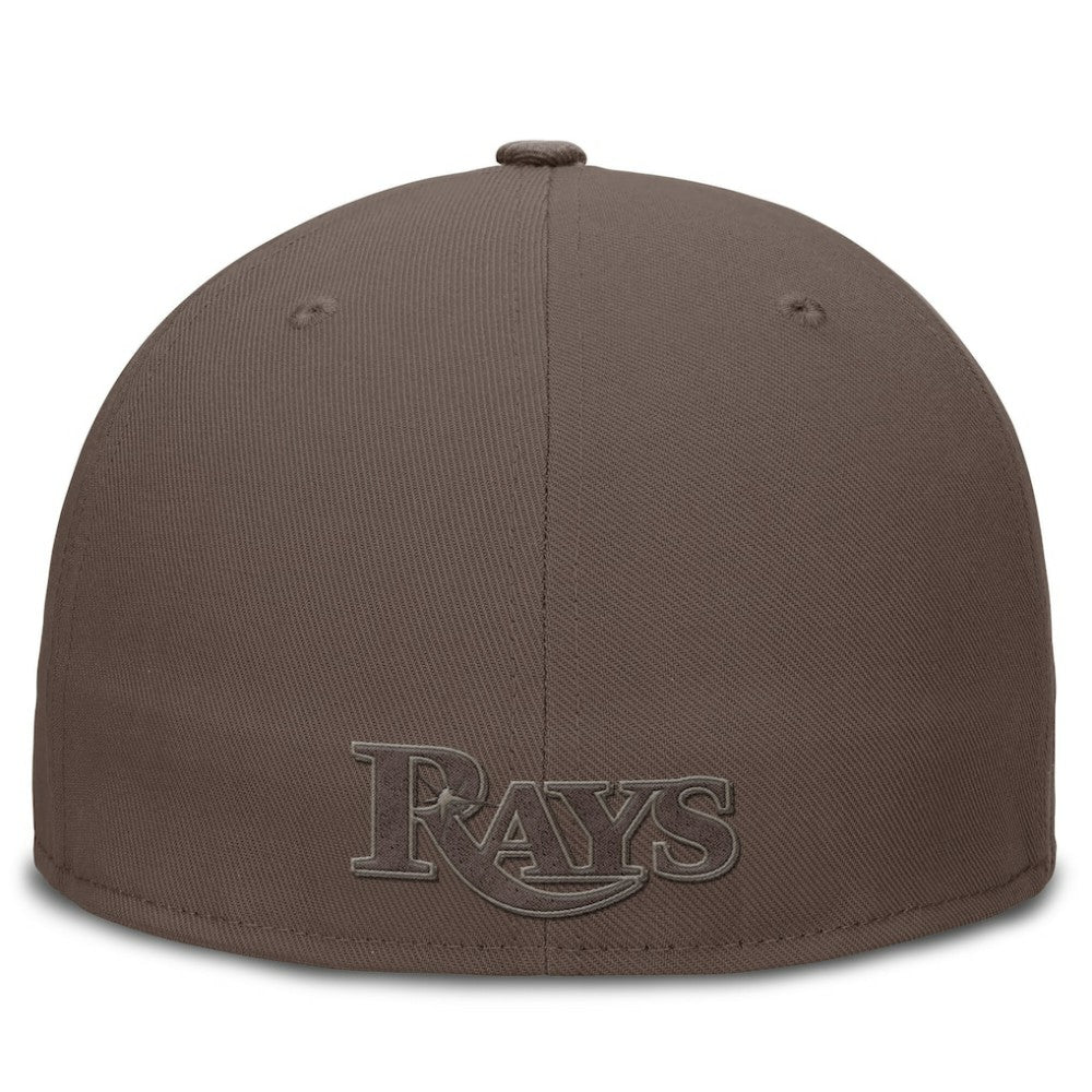 Tampa Bay Rays Nike True Statement 20th AnniversaryPerformance Fitted Hat - Brown Hats