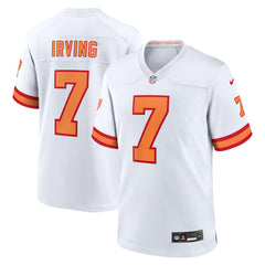 Bucky Irving '76 Tampa Bay Buccaneers Game Jersey White