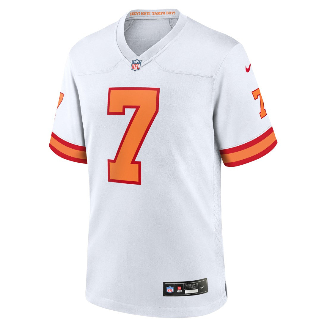 Bucky Irving '76 Tampa Bay Buccaneers Game Jersey White