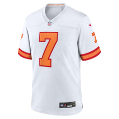 Bucky Irving '76 Tampa Bay Buccaneers Game Jersey White