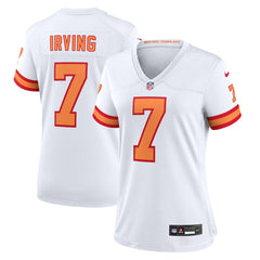 Bucky Irving '76 Tampa Bay Buccaneers Women's Game Jersey White