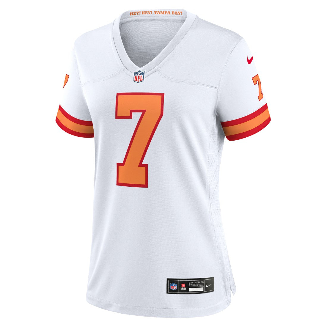 Bucky Irving '76 Tampa Bay Buccaneers Women's Game Jersey White