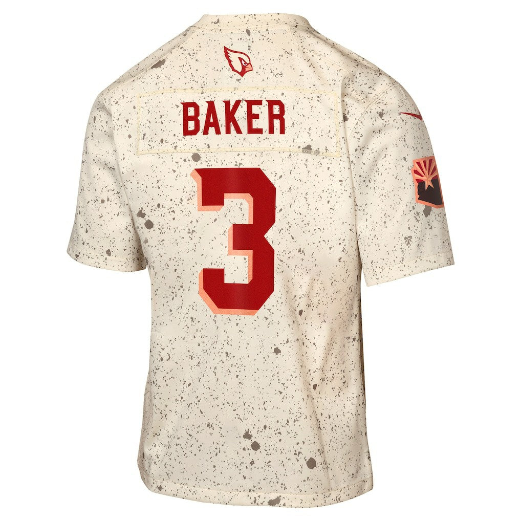 Budda Baker Arizona Cardinals Youth 2025 Rivalries Collection Game Jersey Natural