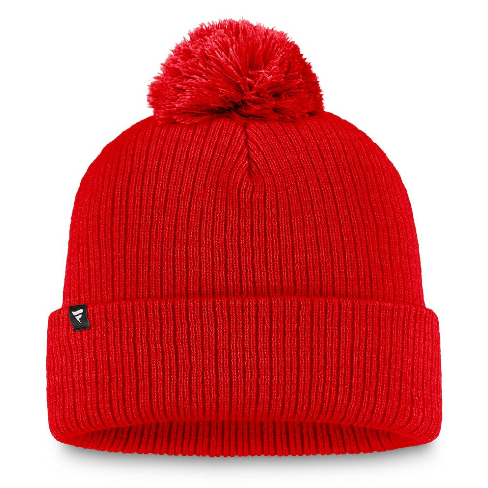 NHL Calgary Flames Fanatics Women's Cuffed Knit Hat with Pom - Red