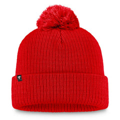 NHL Calgary Flames Fanatics Women's Cuffed Knit Hat with Pom - Red