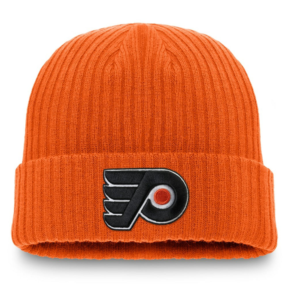 NHL Philadelphia Flyers Fanatics Component Cuffed Knit Hat - Orange