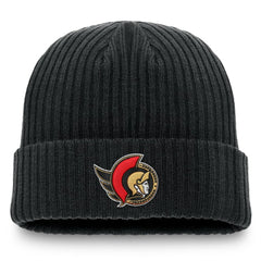 NHL Ottawa Senators Fanatics Component Cuffed Knit Hat - Black