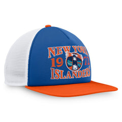 NHL New York Islanders Fanatics Heritage Foam Front Adjustable Trucker Hat - Royal