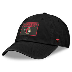 NHL Ottawa Senators Fanatics Authentic Pro Prime Adjustable Hat - Black