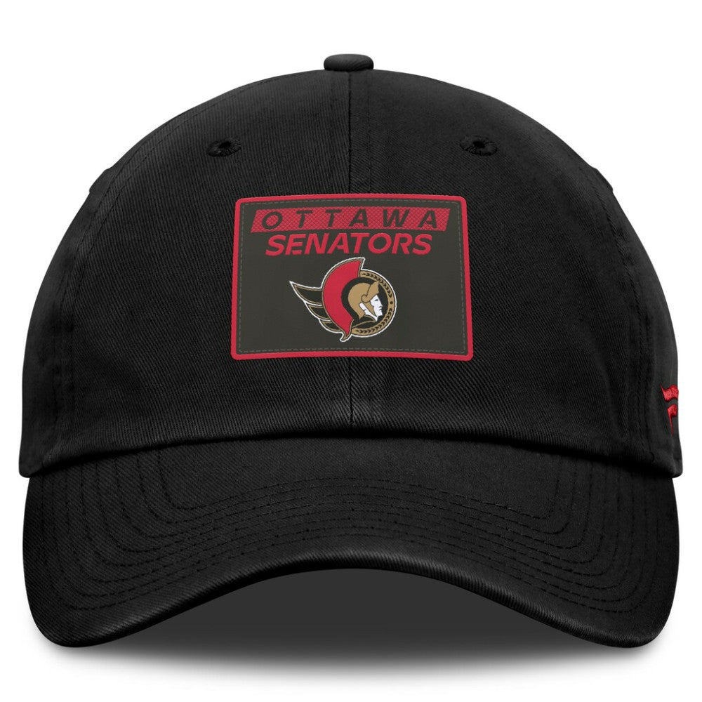 NHL Ottawa Senators Fanatics Authentic Pro Prime Adjustable Hat - Black