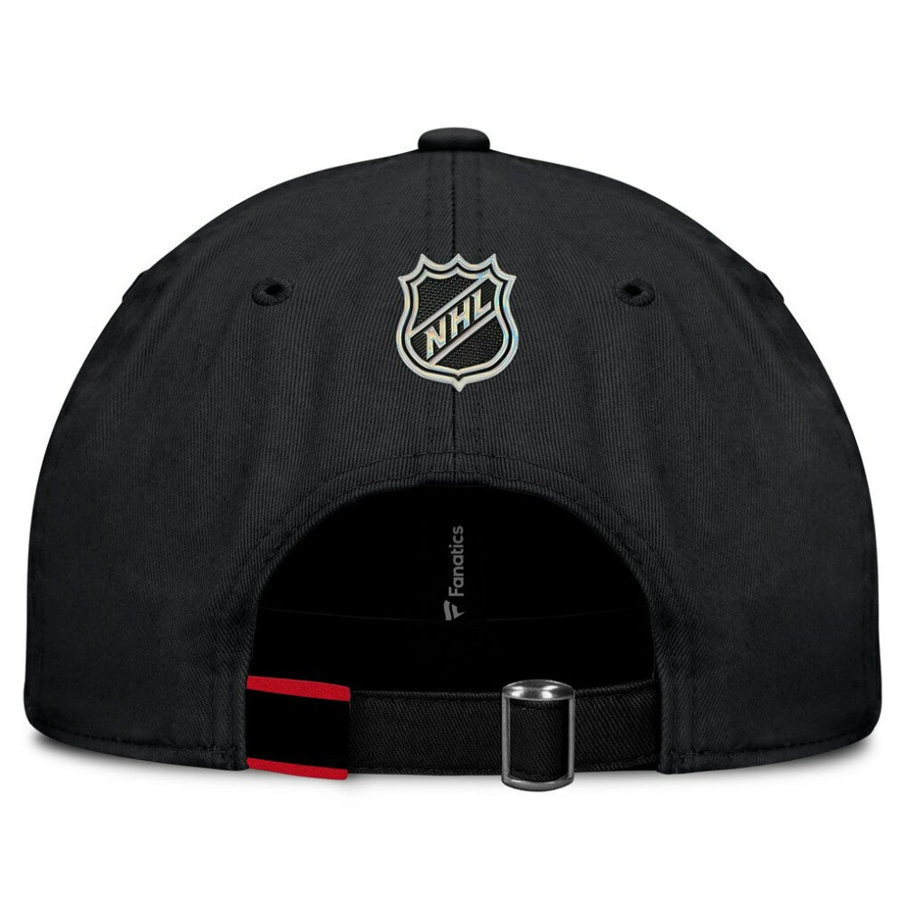 NHL Ottawa Senators Fanatics Authentic Pro Prime Adjustable Hat - Black