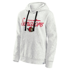 NHL Ottawa Senators Fanatics Women's True Classics Quilted Pullover Hoodie - Oatmeal
