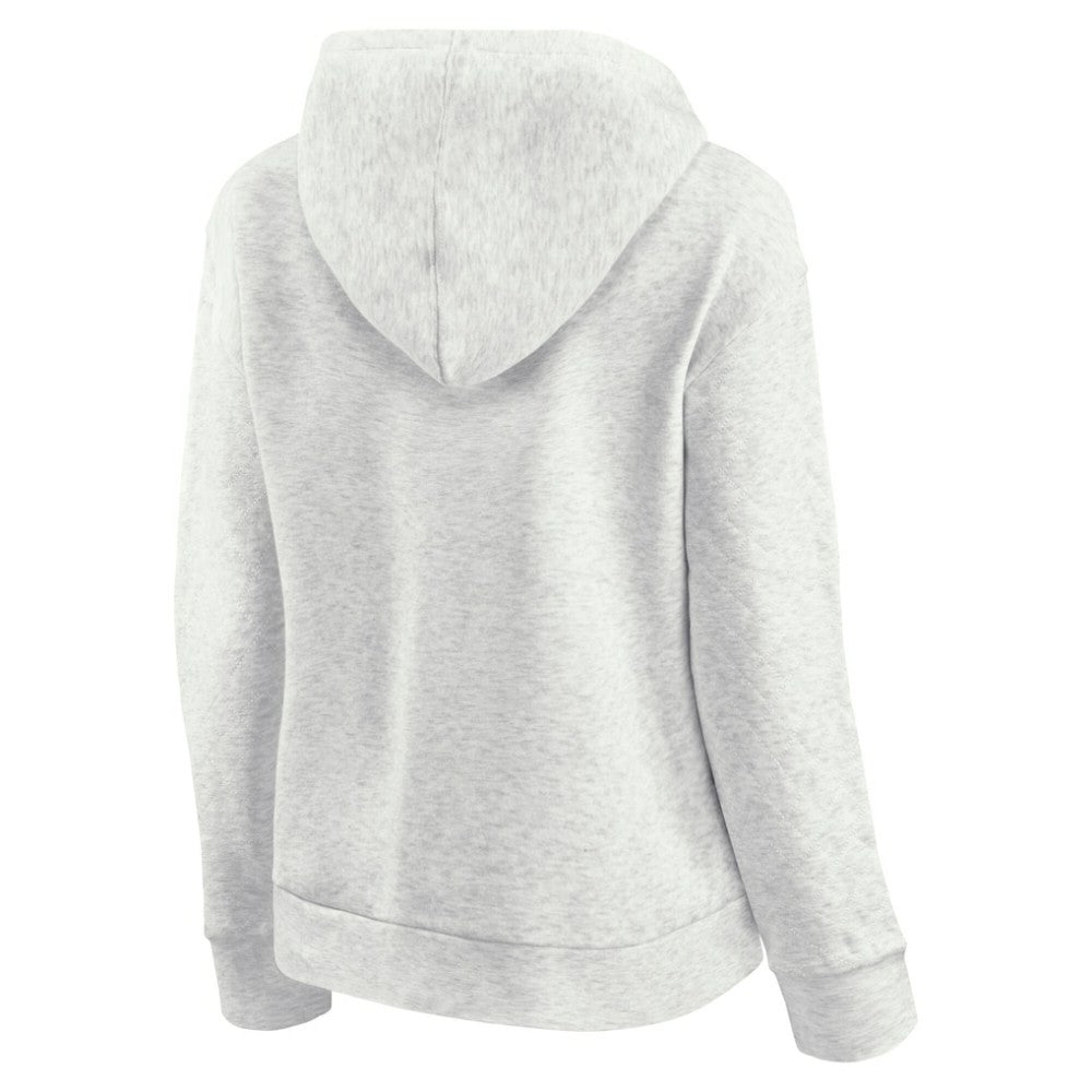 NHL Ottawa Senators Fanatics Women's True Classics Quilted Pullover Hoodie - Oatmeal