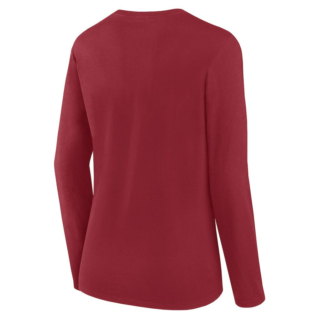 Arizona Cardinals Women's Cheerleader Long Sleeve T-Shirt Cardinal