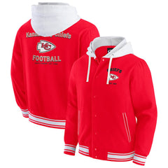 Kansas City Chiefs Darius Rucker Collection Full-Snap Hoodie Jacket Red