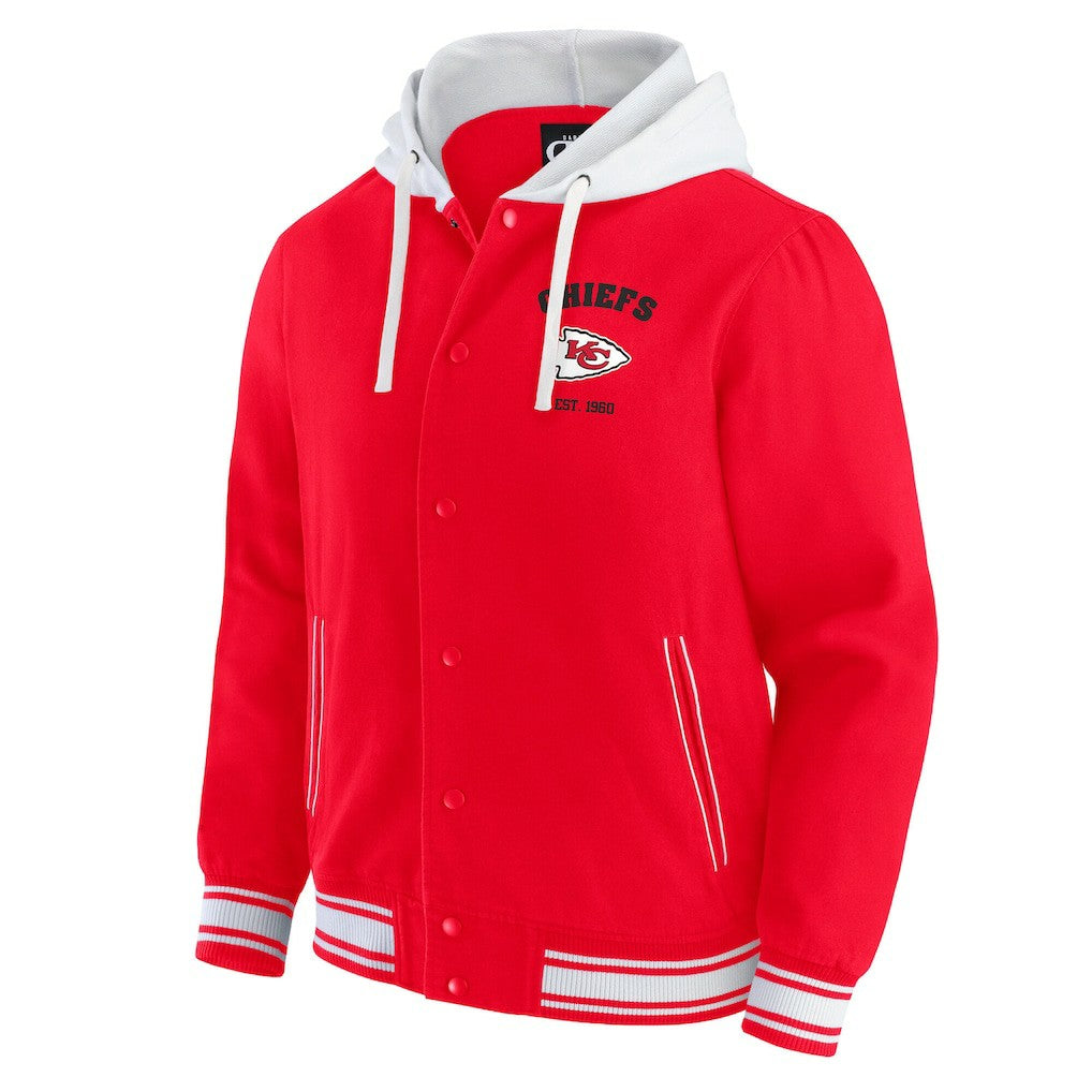 Kansas City Chiefs Darius Rucker Collection Full-Snap Hoodie Jacket Red