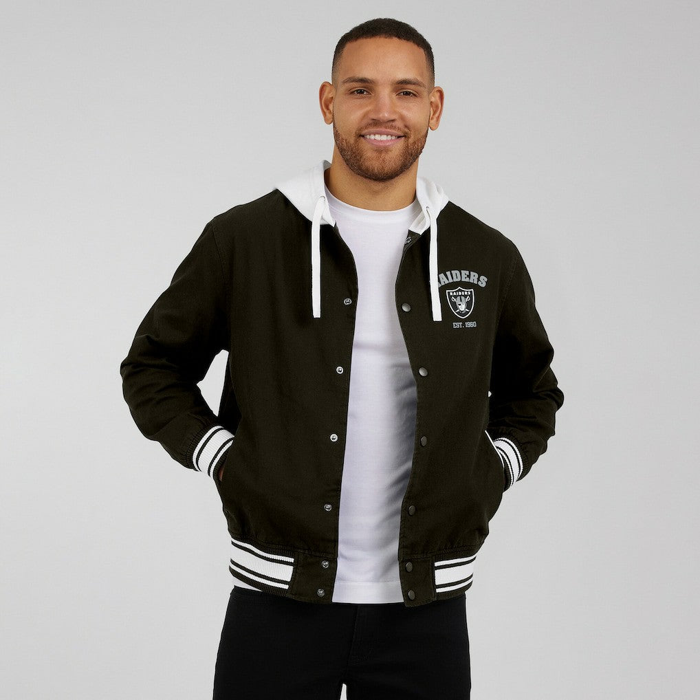 Las Vegas Raiders Darius Rucker Collection Full-Snap Hoodie Jacket Black
