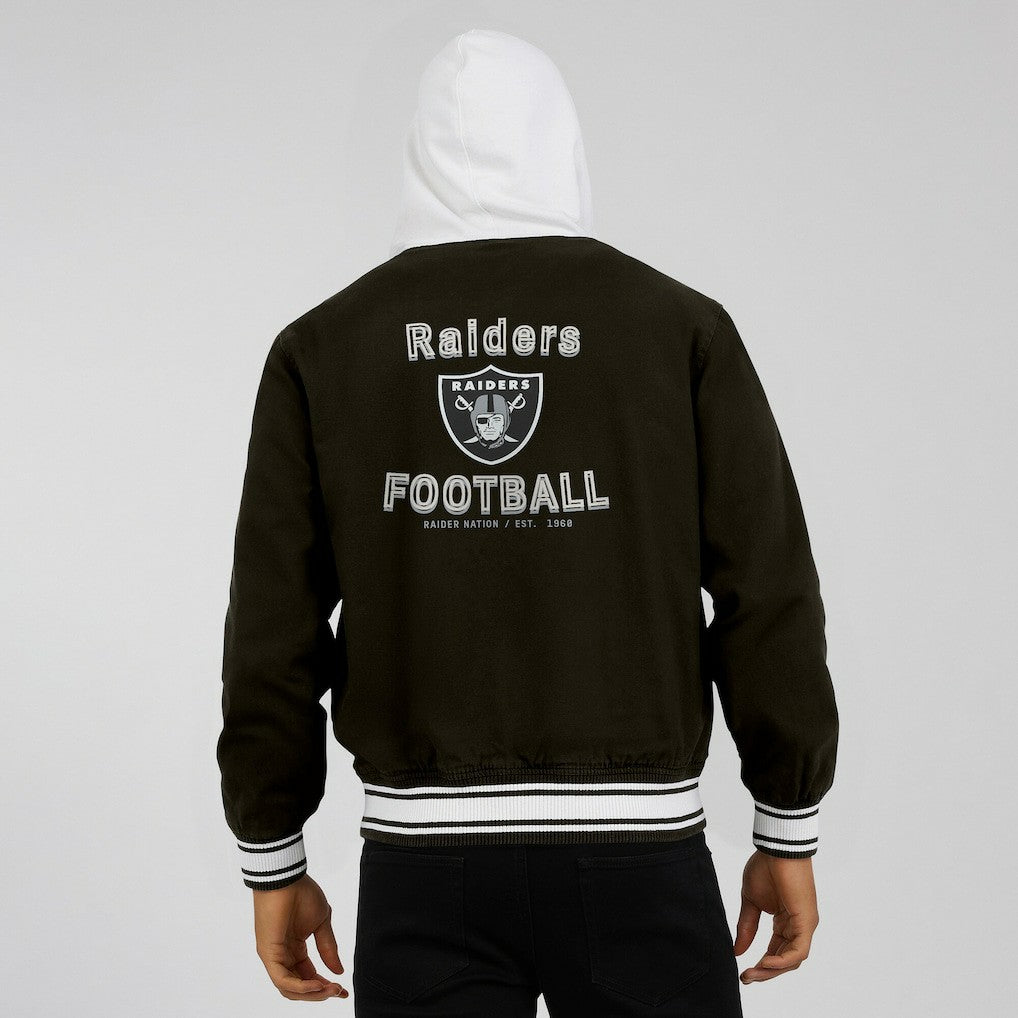 Las Vegas Raiders Darius Rucker Collection Full-Snap Hoodie Jacket Black