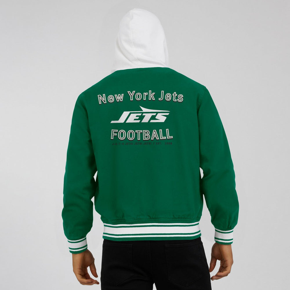 New York Jets Darius Rucker Collection Full-Snap Hoodie Jacket Green