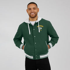 Green Bay Packers Darius Rucker Collection Full-Snap Hoodie Jacket Green