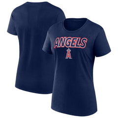Los Angeles Angels Fanatics Women's Risk T-Shirt - Navy T-shirts