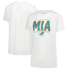 Miami Dolphins Women's Cheerleader T-Shirt White