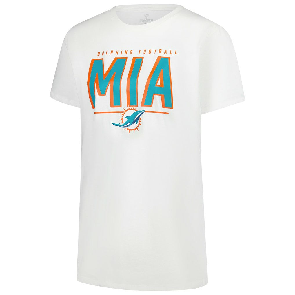 Miami Dolphins Women's Cheerleader T-Shirt White