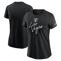Las Vegas Raiders Women's Team City Roll T-Shirt Black