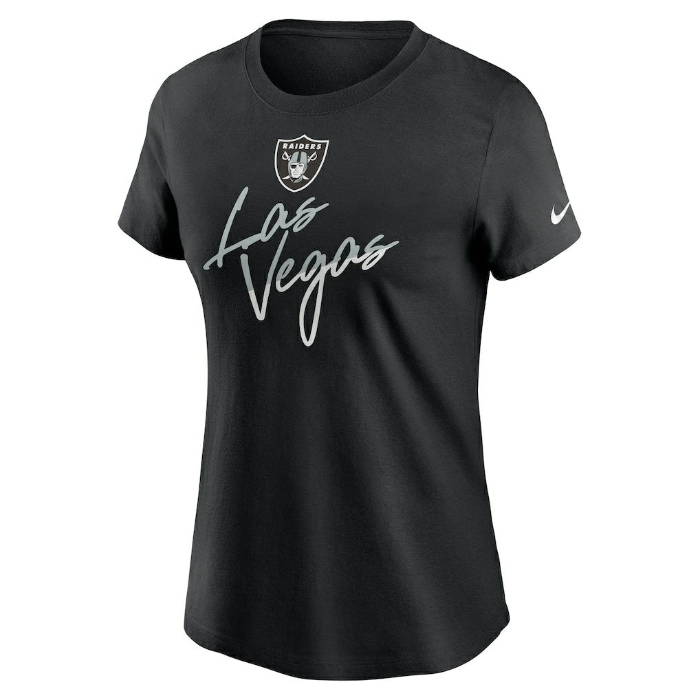Las Vegas Raiders Women's Team City Roll T-Shirt Black