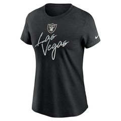 Las Vegas Raiders Women's Team City Roll T-Shirt Black