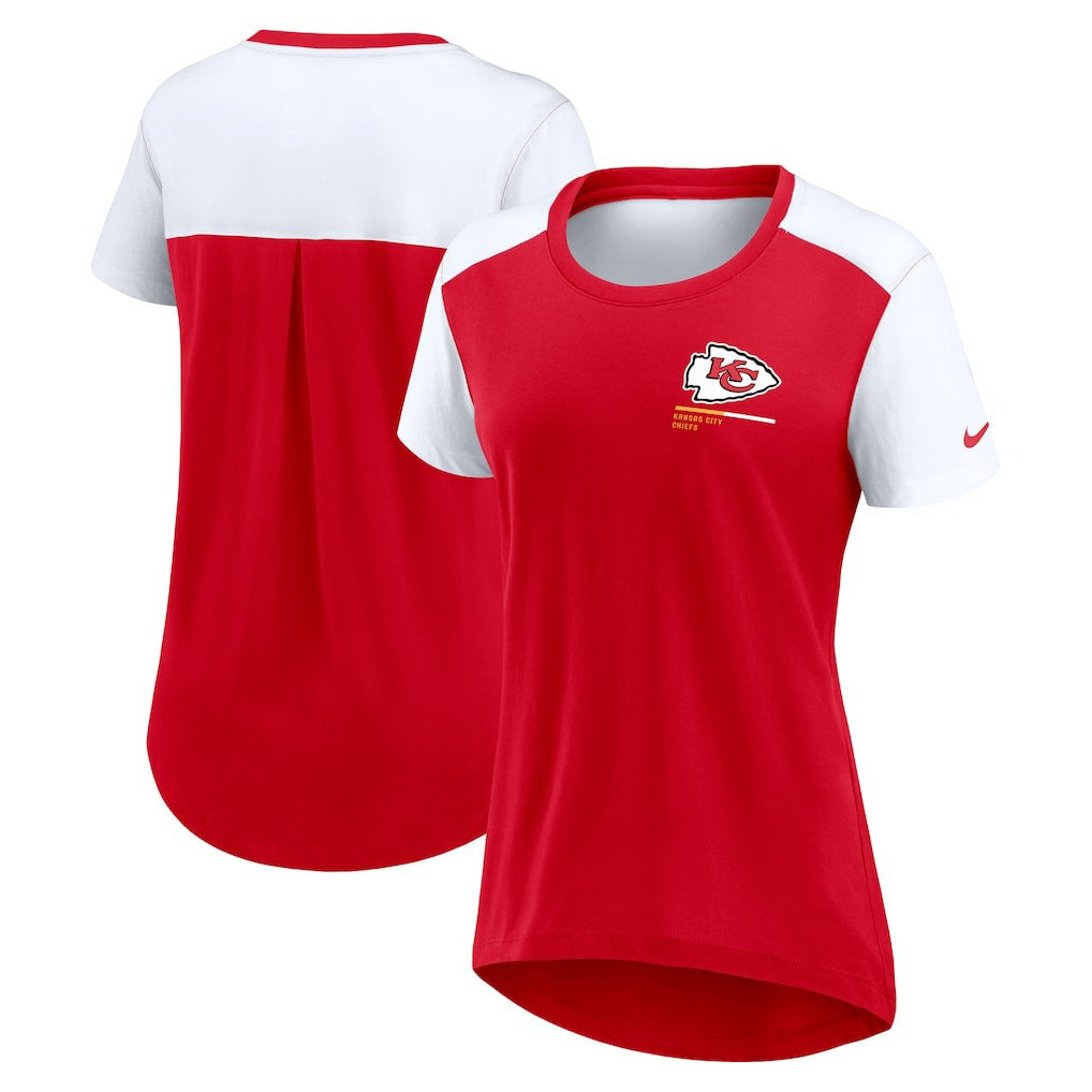 Kansas City Chiefs Women's Preferred Yoga Inspired Fashion Top Red