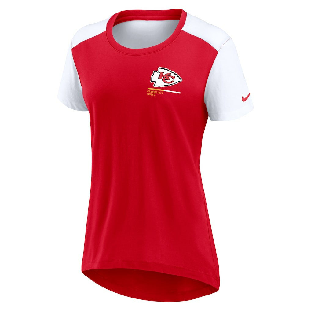 Kansas City Chiefs Women's Preferred Yoga Inspired Fashion Top Red