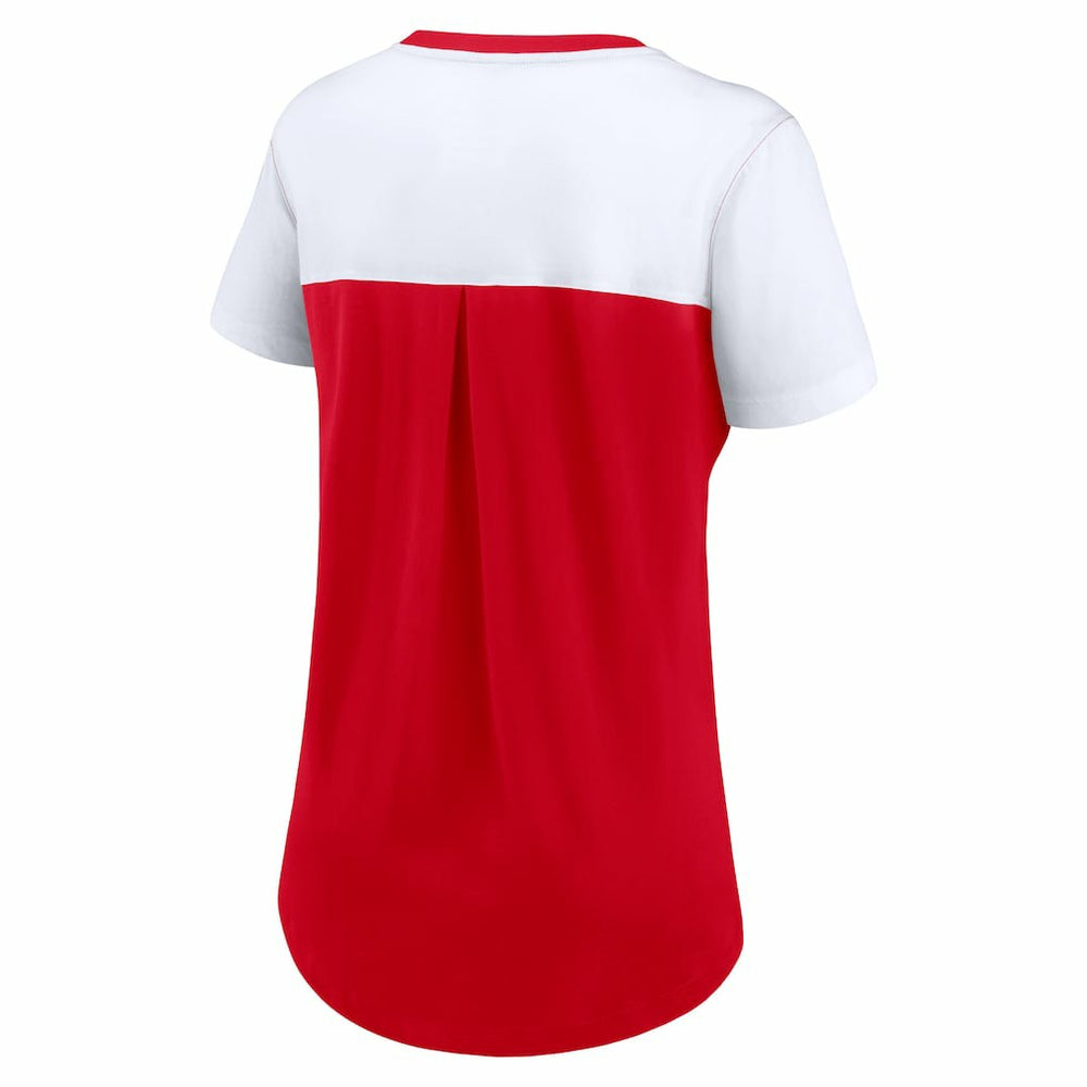 Kansas City Chiefs Women's Preferred Yoga Inspired Fashion Top Red