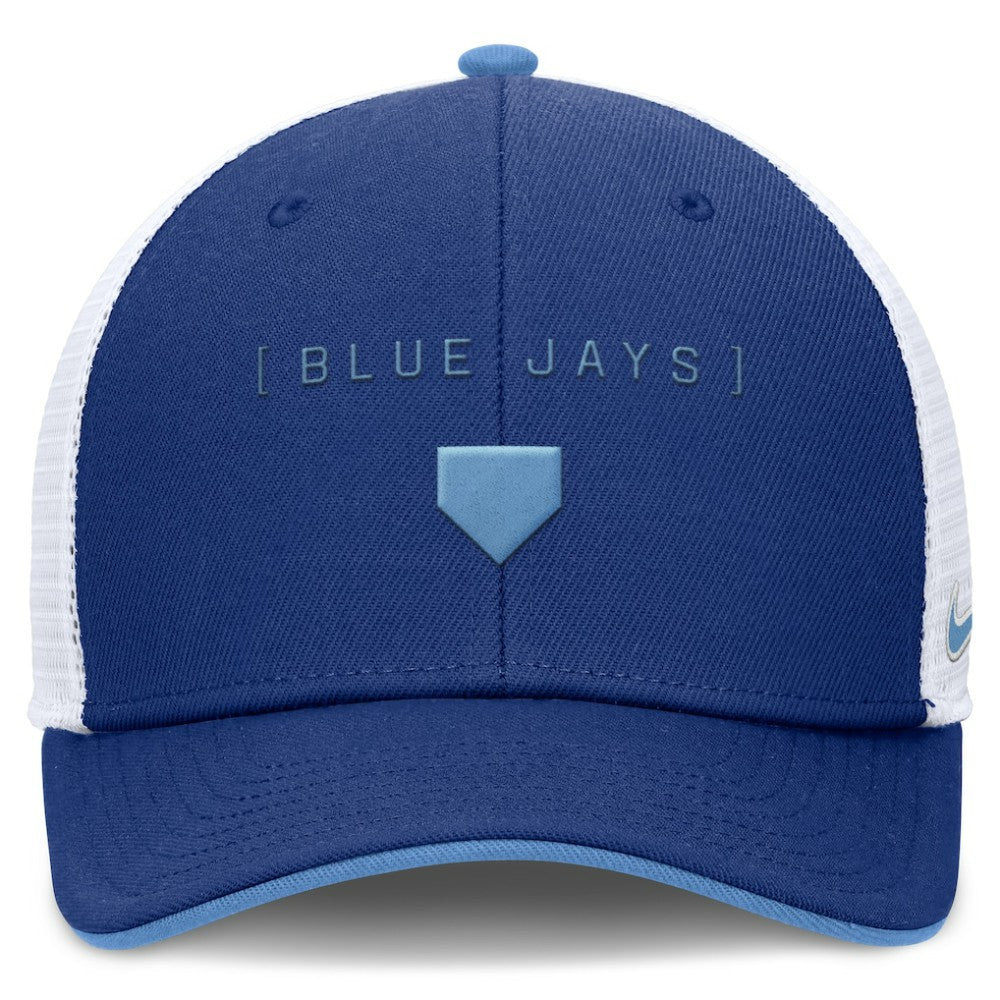Toronto Blue Jays Nike Rise Diamond Plate Performance Trucker Flex Hat - Royal Hats