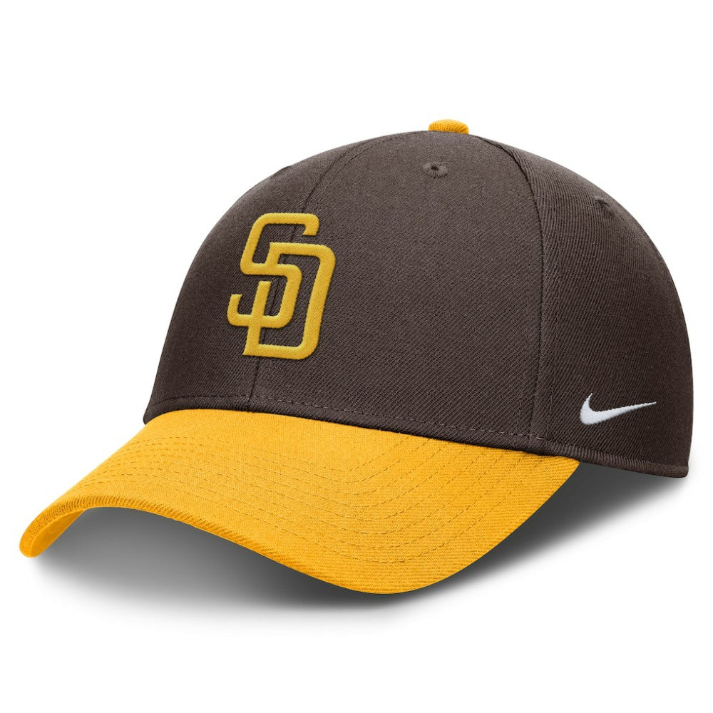San Diego Padres Nike Club Performance Adjustable Hat - Brown Hats