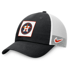 Houston Astros Nike Rise Adjustable Trucker Hat - Black Hats